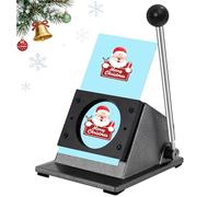 YUCHENGTECH Coupe-Cercles de Badges 58 mm Découpeuse de Poinçon Graphique Presse à Poinçonner Ronde Manuelle Diamètre de Découpe 70 mm pour la Fabrication de Badges de 58 mm DIY