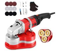 YUCHENGTECH Ponceuse à Béton 2800W Trois Têtes Ponceuse Beton Sol avec Réglage à 6 Vitesses Surfaceuse Beton pour le Ponçage du Béton du Ciment du Marbre et du Granit
