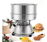 YUCHENGTECH Tamis Automatique 5L avec Tamis de 40 Mesh Tamis à Farine Électrique Tamis Vibrant en Acier Inoxydable pour le Tamisage de Farine/Poudre de Cacao 1150rpm 50W