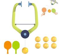 YuchiFa Jeu de ping-Pong de Porte au-Dessus de la Porte, ping-Pong de Porte, ping-Pong de Porte, Table de Tennis de Table Suspendue d'intérieur, Raquettes et balles Portables (Style B)