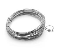 YUCHUANGYE Cable Acier Fil Souple en Acier Inoxydable 0.2, 10 mètres, 304-2mm, Fil Unique for Collier, Fil de Perles, Fabrication de Bijoux artisanaux Cable Acier(1.2mm)