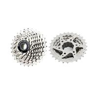 YUCHUANGYE pignon Velo Cassette VTT 8 Vitesses V K7 11 46 s Roue Libre Volant Acier pignons de vélo pièces(8S 11-28T Silver)