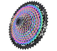 YUCHUANGYE pignon Velo Vélo Alliage d'aluminium Rainbow Couleur 8 9 10 11 Vitesse 50T 12 11-50T Grande Plaque de Vitesse(11S 11-50T)