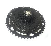 YUCHUANGYE pignon Velo Volant d'inertie for vélo de Montagne 12 Vitesses 50/52 Dents à Grande Denture, équipement d'escalade modifié, Cassette Noire V, pièces(11-50T)