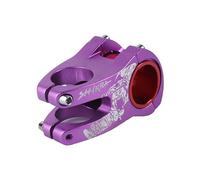 YUCHUANGYE Potence VTT Table de VTT Route Pont vélo Puissance Courte 50mm Tige Riser 31.8 35 Tuyau Guidon réglable(50 Purple)