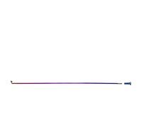 YUCHUANGYE Rayon Velo 28 pièces vélo for 26/27.5/29 Pouces Roue VTT de Route en Acier Inoxydable Haute résistance Arc-en-Ciel a parlé(28pcs 275mm)