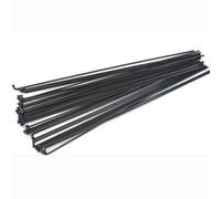 YUCHUANGYE Rayon Velo 36 Pcs Spokes Bicycle Fil for Vélo de Montagne/Route 2.0 Portefeuilles en Acier Rond 14g Noir Haute résistance 175mm-291mm avec Bouchon cuivre(196mm 36pcs)