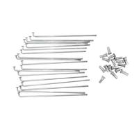 YUCHUANGYE Rayon Velo Rayons de vélo 10G diamètre 3,1 mm, Longueur 108 à 150(122mm)
