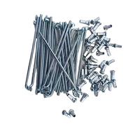 YUCHUANGYE Rayon Velo Rayons de vélo électrique 12G diamètre 2.5mm Longueur 70-185mm Rayons #45 Acier 36 pièces(95mmX2.5mm)