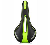 YUCHUANGYE Selle Velo Selle de vélo Confortable VTT Mountain Road Bike Seat Gel Cyling Cushion Exercice Saddle for Les Hommes et Femmes(Type D Green)