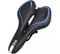 YUCHUANGYE Selle Velo Selle de vélo Confortable VTT Mountain Road Bike Seat Gel Cyling Cushion Exercice Saddle for Les Hommes et Femmes(Type B Blue)