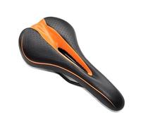 YUCHUANGYE Selle Velo Selle De Vélo Montagne Creuse, Douce Et Respirante, Tapis Siège Avant for Ville Route, Couleur Noir Orange, Pièces VTT