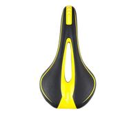 YUCHUANGYE Selle Velo Siège de vélo Selle Confortable avec Zone Ergonomique for Hommes et Femmes Universelle adaptée for BMX, VTT Route(Yellow)