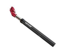 YUCHUANGYE Tiges De Selle pour VéLo Tube de Selle d'amortisseur, Tige de Selle à Pression d'huile for vélo de Montagne, 31.6 27.2mm(Silver Red 27.2)