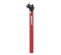 YUCHUANGYE Tiges De Selle pour VéLo Vélo VTT Tige de Selle 27.2 30.9 31.6mm 400mm en Alliage d'aluminium Tube de Selle Longue engrenage Fixe Tige de Selle Extension pièces de vélo(Red 27.2x400mm)