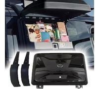 Yucisily Boîte à outils latérale noire brillante pour Land Rover Defender 110 90 130 2020-2023 2024 avec verrou
