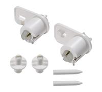 YUCKMZ Lot de 2 Charnières de Porte pour Réfrigérateur Congélateur Compatible avec Electrolux 4200 Pivot Caravan Motorhome DFH2 2412865004 241286500
