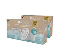 Yucon Kit de démarrage de filtre à eau pour 6 mois, tous les systèmes de carafe filtrante courants | Cartouche de filtre à eau réutilisable, 96% d'économie de plastique, charbon actif fabriqué à