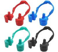 YuCool Ensemble de 4 Supports pour téléphone Portable, Support réglable en Souple, Support pour téléphone Portable, Tablette, Support d'affichage, 4 Couleurs