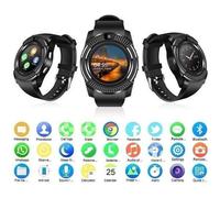 YUD V8 Bluetooth Intelligent Montre Répondre À L\\'appel Montre Soutien SIM-TF Carte Caméra SmartWatch pour Android Smartphone Noi