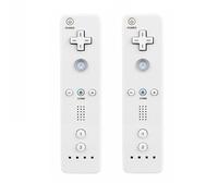 YUDEG Lot de 2 manettes Wii de remplacement pour télécommandes Wii