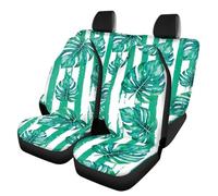 YUDINGFIN Monstera Housses de siège de voiture universelles durables, faciles à nettoyer et à installer, lavables pour la plupart des voitures, pick-up, SUV, berlines et camions