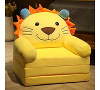 YUDIZWS Canapé Pliable pour Enfants, Dossier de Canapé en Peluche pour Enfants, Fauteuil-Lit, Siège de Canapé Rembourré pour Filles Et Garçons,H