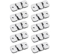 YUE QIN 10 Paires Support Montage Dissimulé Connecteur de Meubles,Crochet Pour Cadre Photo En Acier Inoxydable Pour Accrocher Des Images Et Des Décors