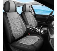 YuEany Housses de siège de voiture universelles pour VW Volkswagen T5 T6 Multivan/MK6 en cuir nappa de luxe respirant