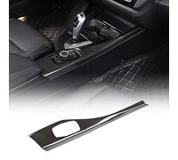 YUECHI Autocollant décoratif en fibre de carbone ABS pour console centrale de voiture pour BMW Série 1 F20 F21 2012-2018/série 2 2014-2019 conduite à gauche