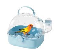 Yuecjian Cage de transport pour oiseaux | Cage portable pour petit hamster avec bouteille d'eau, accessoire de transport spacieux pour hérisson, ara, calopsitte, moineau, perruche, inséparables