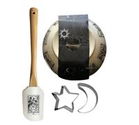 Yuecjian Ensemble de bols de cuisson - Petit ensemble de cuisson d'Halloween avec bol mélangeur | Accessoires de cuisine faciles à nettoyer pour cupcakes, gâteaux, pâtes, desserts, salades, marinades