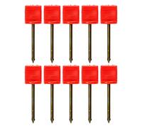 Yuecoom 10Pcs Épingles De Cible De Tir à l'arc, 5/16in Tir Arc Cible épingles Clous De Cible De Tir à l'arc Alliage d'acier Au Manganèse Filetage Accessoires De Chasse pour Papier Cible Fixe