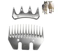 Yuecoom 13 Dents Lames de Cisailles pour Moutons, Professionnelle Lames de Rechange pour Chèvres Moutons Bovins