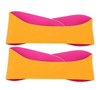 Yuecoom 2Pcs Children Swimming Waterproof Ear Protection, Headband Accessory for Sport Yoga (Orange)
