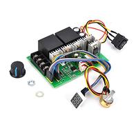 Yuecoom Contrôleur de vitesse de moteur à courant continu PWM, 0~100% 80a 12V/24V/36V/48V CW/CCW Switch Controller, bouton de potentiomètre Motor Speed Regulator Board