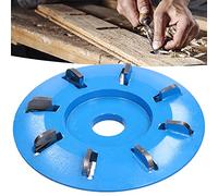 Yuecoom Disque de Sculpture en Bois Turbo, Disque de Coupe en Bois Disque Bois Meuleuse,Outils De Lame De Travail Du Bois 8 Dents pour Creuser et polir Le Bois Polissage Gravure