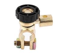 Yuecoom Interrupteur de déconnexion de batterie, 12V universel en métal empêche le vol de réduire la perte de courant coupe-circuit pour voiture(le noir)