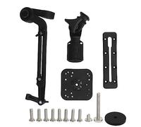 Yuecoom Kit De Base pour Détecteur De Poisson, en Nylon Et en Acier Inoxydable, Bras De Montage De Transducteur à Plus Grande Force De Serrage, Support électronique Marin pour Bateau pour Sondeur