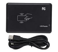 Yuecoom Lecteur RFID, Lecteur de Carte d'identité RFID USB 125Khz/134.2Khz, Cartes de proximité 0-150mm pour contrôle d'accès W82 pour Win XP/Win CE/Win 7/Win 10/LIUNX/Vista