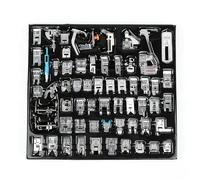 Yuecoom Lot de 62 Pieds Presseurs pour Machine à Coudre, Pièces De Machine à Coudre Multifonctionnelles pour Brother, Babylock, Singer, Elna, Toyota
