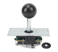 Yuecoom Manette d'arcade, Manette de Jeu Bricolage poignée Jeu bâton de Combat pièces de Rechange Carte de Circuit imprimé avec rotule(Le Noir)