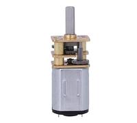 Yuecoom Moteur à Courant Continu à Engrenage De Réduction, N20 DC3V 6V 12V 50-2000RPM Moteur à Courant Continu à Engrenage De Réduction De Vitesse avec Boîte De Vitesses en Métal