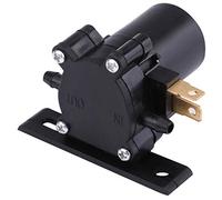 Yuecoom Pompe universelle de lave-glace d'essuie-glace de pare-brise de 12V, pompe de lave-glace en plastique noire pour le camion d'autobus de fourgon de voiture