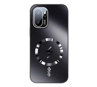 YUECXIN Coque Magnétique pour OnePlus 15R, Étui avec Protection Caméra Intégrée, Housse Antichoc Renforcée Dos Mate Anti-Traces pour Support Voiture, Noir