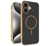 YUECXIN Coque Magnétique pour Oppo A5 Pro 5G/4G avec Chargement sans Fil, Prime Finition Cuir Housse, Antichoc Anti-Rayures Galvanoplastie Bumper Étui, Noir