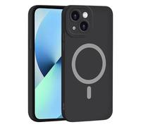 YUECXIN Coque Magnétique pour Oppo A6 Pro 5G/4G, Protection Complète de l'Objectif de Caméra, Étui Ultra Fine Silicone Antichoc Housse avec Douce Microfiber, Noir