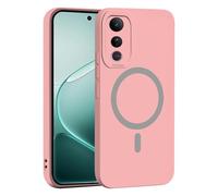 YUECXIN Coque Magnétique pour Vivo V50 Lite 5G/4G, Protection Complète de l'Objectif de Caméra, Étui Ultra Fine Silicone Antichoc Housse avec Douce Microfiber, Rose