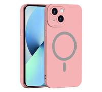 YUECXIN Coque Magnétique pour Xiaomi 17 Pro Max 5G, Protection Complète de l'Objectif de Caméra, Étui Ultra Fine Silicone Antichoc Housse avec Douce Microfiber, Rose