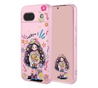 YUECXIN Coque pour Google Pixel 8a, Mode Motif Très Mince Doux Silicone Liquide Soyeux Étui, Premium Antichoc TPU Bumper Protection Complète du Corps Housse. Jolie Fille